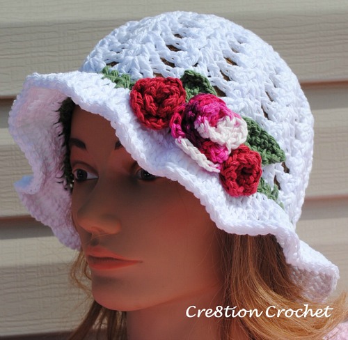 Crocheted Spring Hat