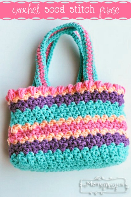 Crocheted Spring Purse