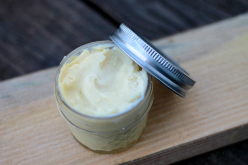 Homemade herbal burn salve