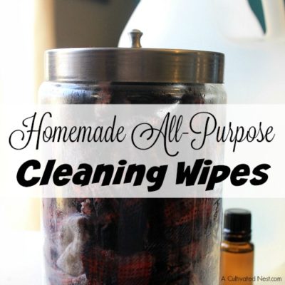 Homemade All-Purpose Cleaning Wipes