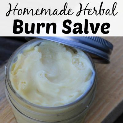Homemade Herbal Burn Salve
