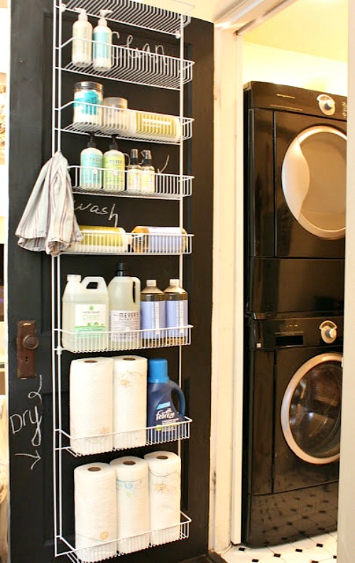 Laundry Room Inner Door Organizer