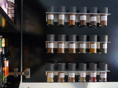 Inner Door Spice Organizer