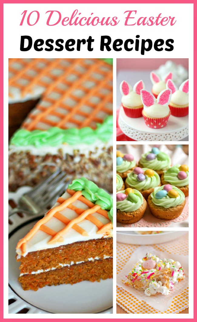 There are so many fun Easter treats you can make! If you're hosting an Easter celebration, you have to make one of these delicious Easter dessert recipes!