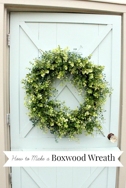 Artificial Boxwood Wreath