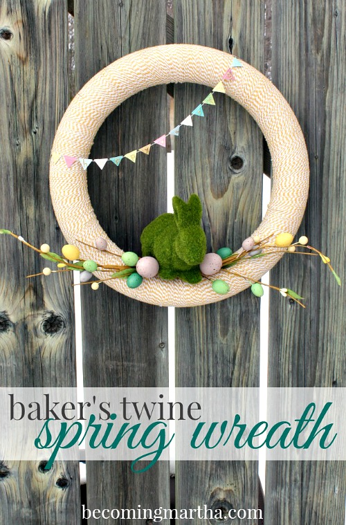 Baker's Twine Spring Wreath