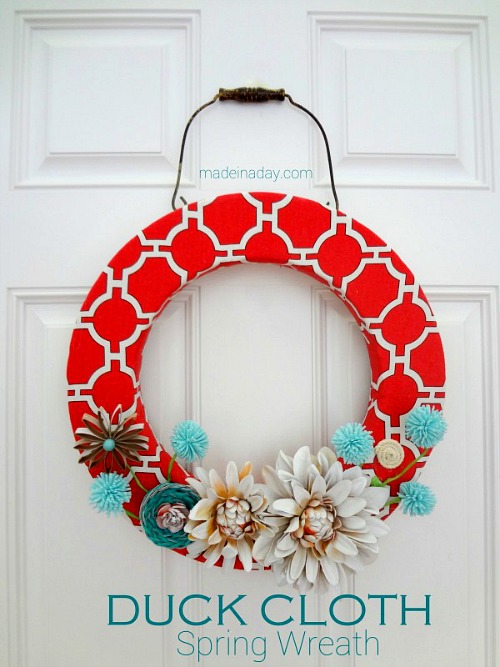 Cloth Spring Wreath