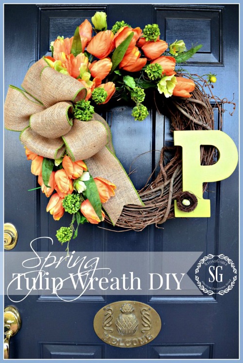 Spring Tulip Wreath