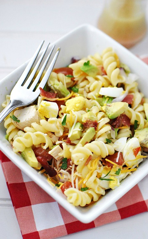 Cobb and Rotini Pasta Salad