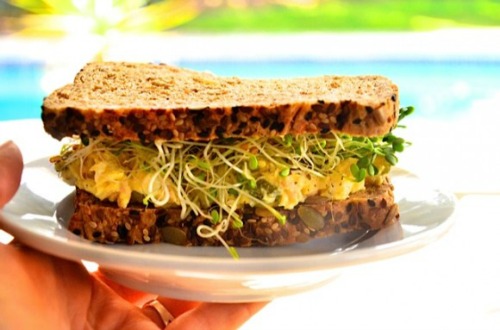 Tuna Egg Salad Sandwich