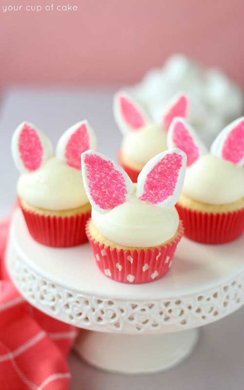 Easter Bunny Cupcakes