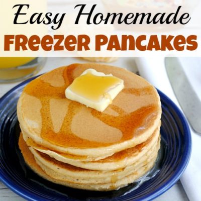 Easy Homemade Freezer Pancakes
