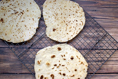 Homemade flour tortilla recipe