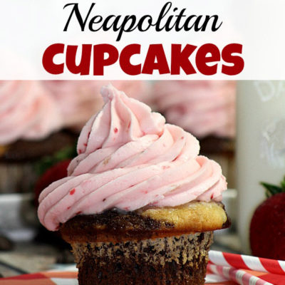 Neapolitan Cupcakes
