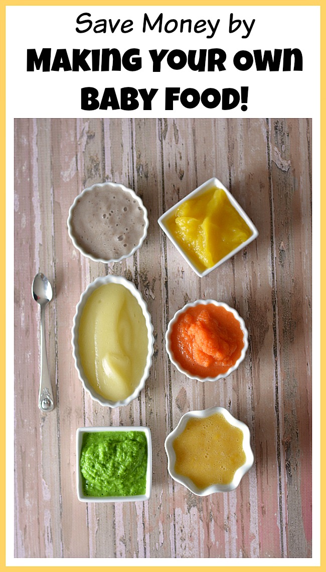 Baby food can be expensive. To save money, you should be making your own baby food! Here are the recipes for a variety of easy and delicious baby foods!