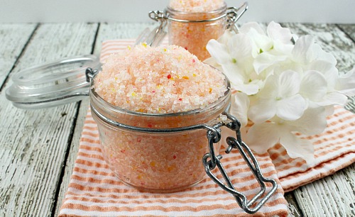 Tangerine bath salts