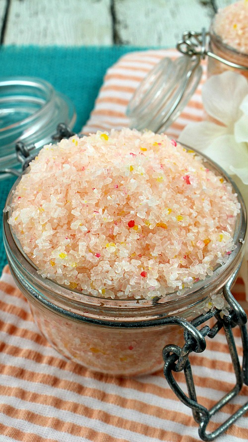 Tangerine bath salts