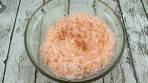 Tangerine bath salts