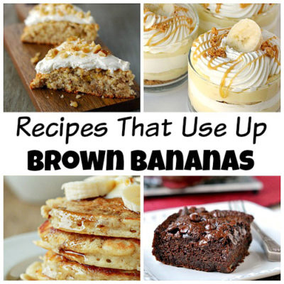 10 Yummy Recipes That Use Up Brown Bananas