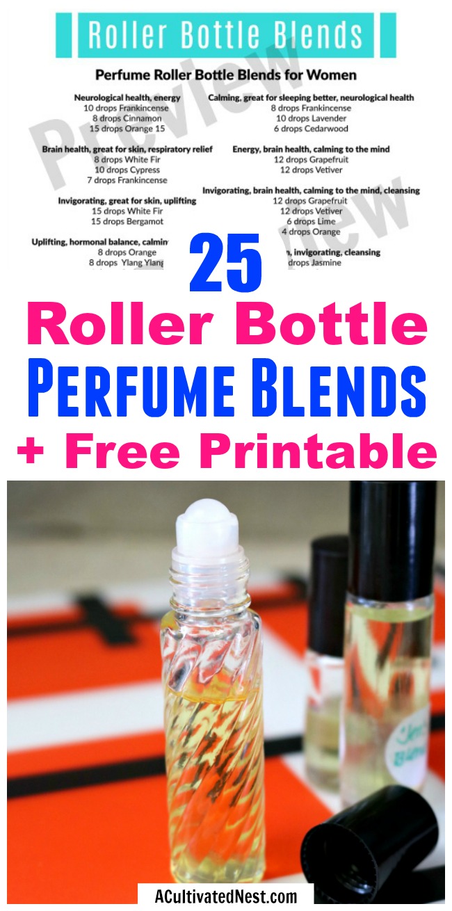 25 Perfume Roller Bottle Blends Using Essential Oils