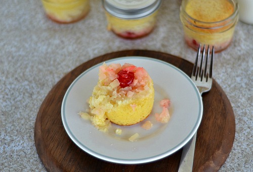 Mason Jar Pineapple Upside-Down Cakes