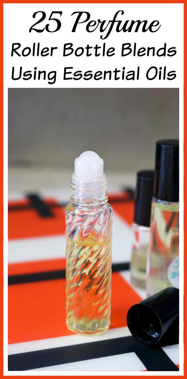 Store-bought perfumes often contain toxins that can cause allergic reactions. Luckily you can easily make your own natural perfume roller bottle blends! | roll on perfume for women, homemade cologne for men, #DIY #perfume #essentialOils #freePrintable #printable #homemade #diyGift