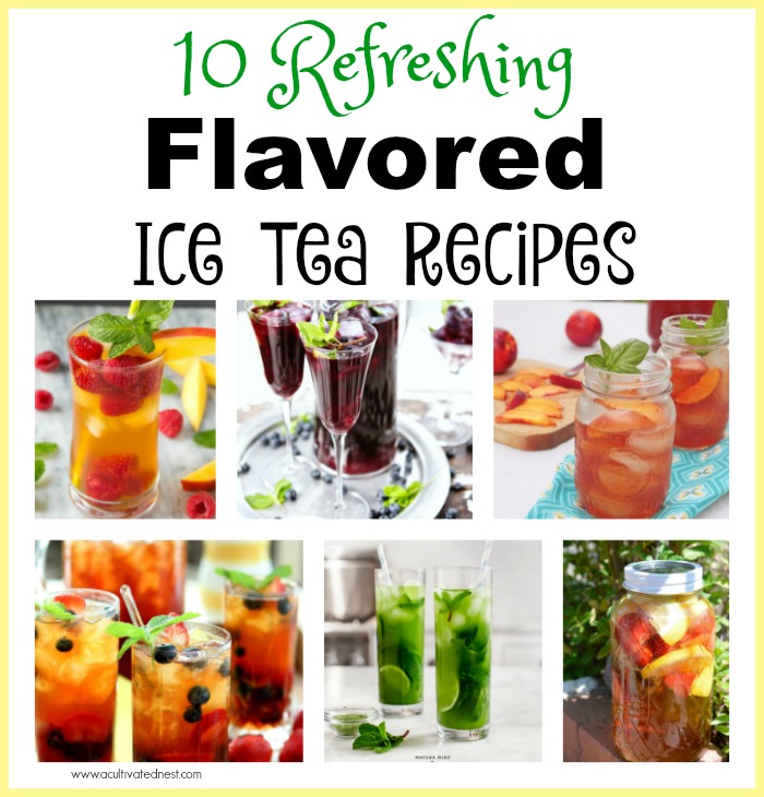 6 refreshing ways to flavor your iced tea