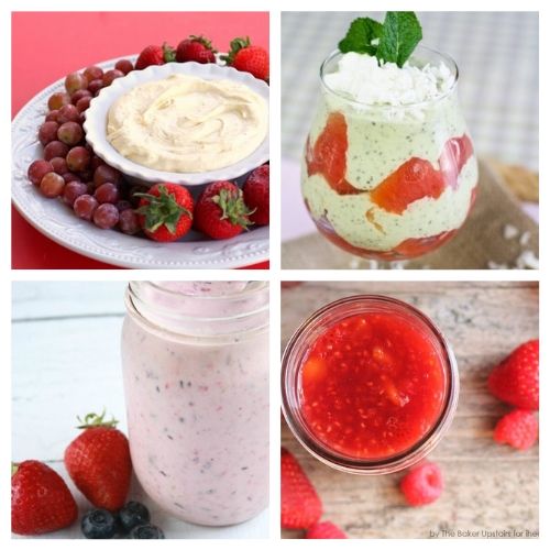 28 Yummy Delightful Fruit Recipes -Make the most of all the wonderful fresh fruit available during the summer by making some of these healthy and yummy fruit recipes! #ACultivatedNest