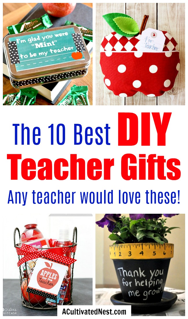 10 Brilliant DIY Teacher Gifts