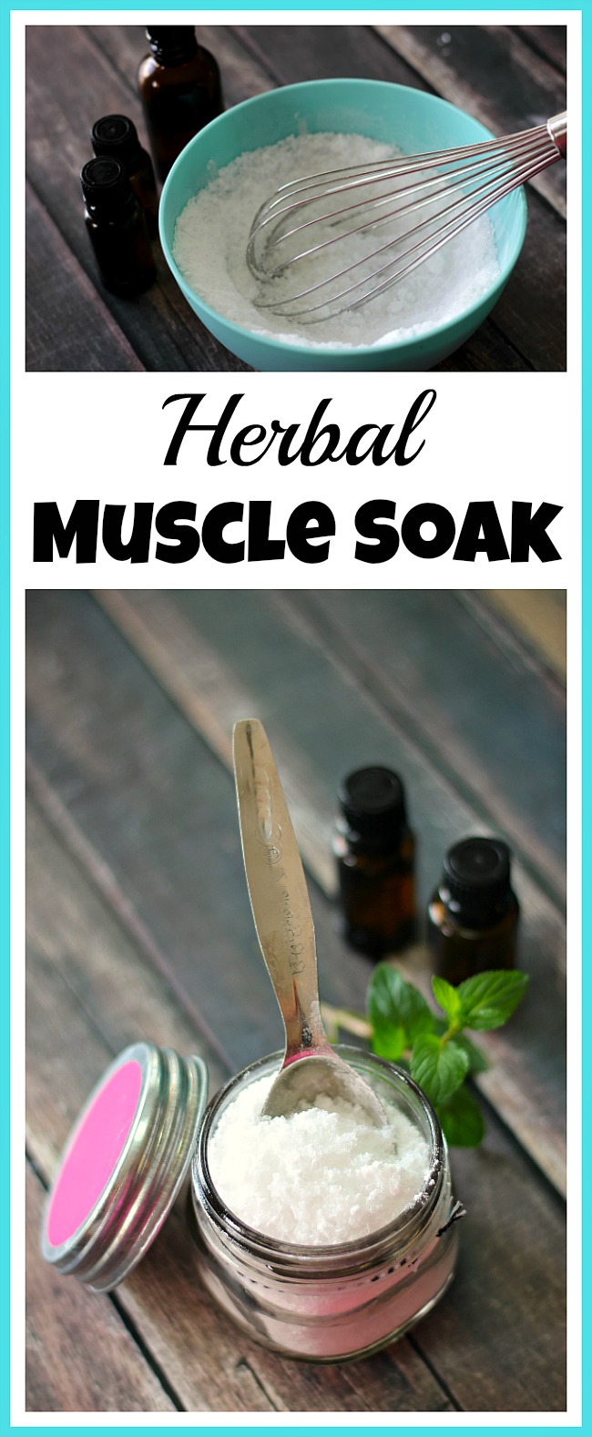 While aches and pains are a natural part of life, they can be annoying. Soothe your sore muscles in a relaxing bath with this DIY herbal muscle soak!