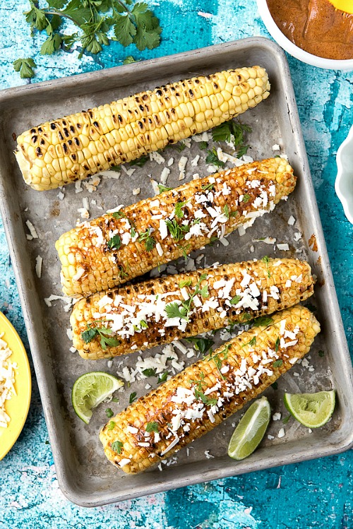 Grilled Mexican Corn