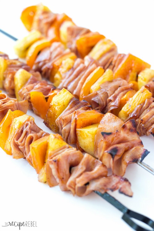 Hawaiian Ham and Pineapple Skewers