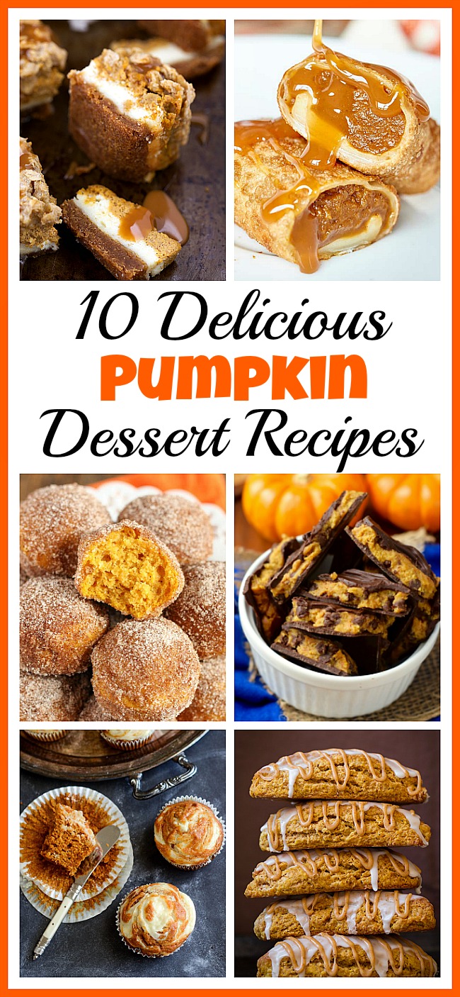 10 Delicious Pumpkin Dessert Recipes