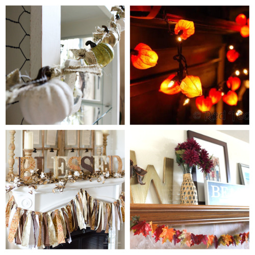 DIY Fall Garlands-Beautiful Fall Home Decor Ideas