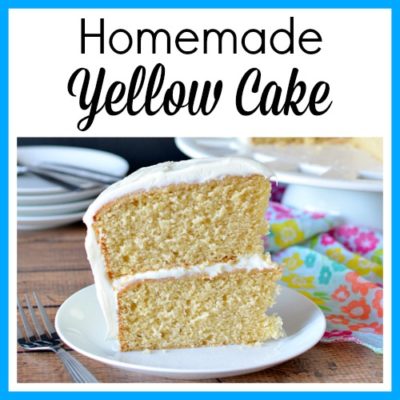 Homemade Yellow Cake