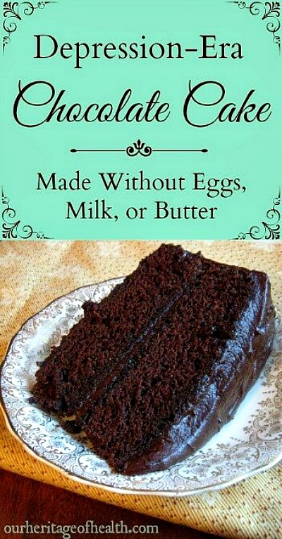 10 Old Fashioned Frugal Recipes from Grandma- Depression Era Chocolate Cake. If you want to save money, then you should try to reduce your grocery budget. To do this easily, start eating some of these old fashioned frugal recipes!