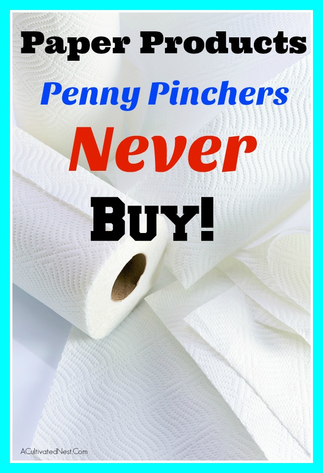 8 Paper Products Penny Pinchers Never Buy- Take a look at these 8 paper products penny pinchers never buy, so you can save some money, and the planet too!