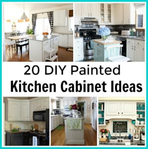 20 DIY Painted Kichen Cabinet Ideas- A CUltivated Nest