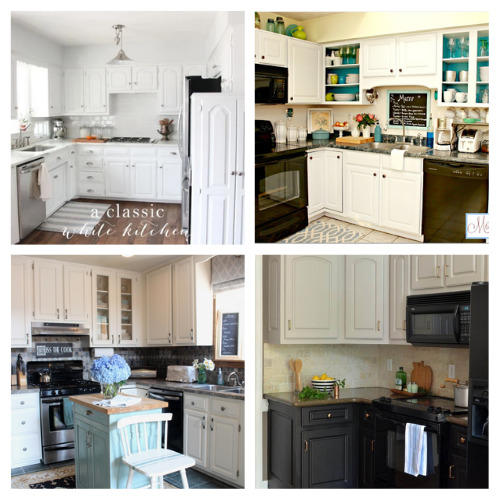 20 Painted Kitchen Cabinet Renovation Ideas- If you want to renovate your kitchen on a budget, you'll love these DIY painted kitchen cabinet ideas! | how to paint kitchen cabinets, #DIY #kitchens #diyProjects #kitchenRenovation #ACultivatedNest
