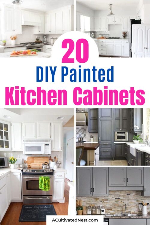 20 Gorgeous Kitchen Countertop DIY Makeovers- A Cultivated Nest