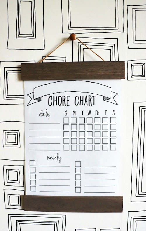 15 Free Printable Chore Charts for Kids- If you're having trouble motivating your kids to do their chores, why not try giving them one of these free printable chore charts for kids! | #freePrintable #printables #choreCharts #kidsChores #ACultivatedNest