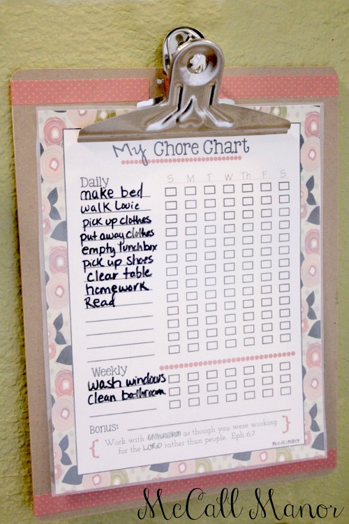 These free printable chore charts for kids will help motivate your kids to finally do their chores! Includes chore charts for kids of all ages!