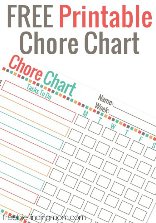 15 Free Printable Chore Charts for Kids- If you're having trouble motivating your kids to do their chores, why not try giving them one of these free printable chore charts for kids! | #freePrintable #printables #choreCharts #kidsChores #ACultivatedNest