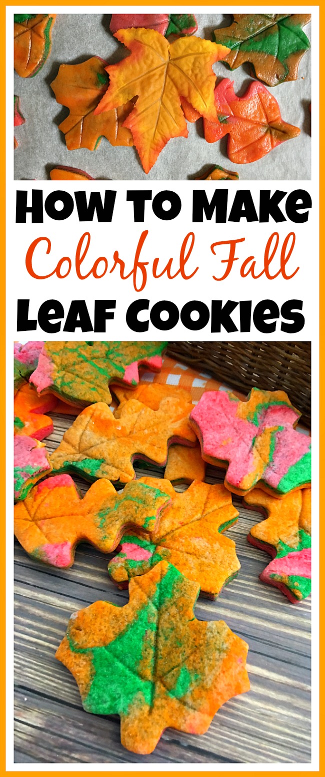 Colorful Fall Leaf Cookies
