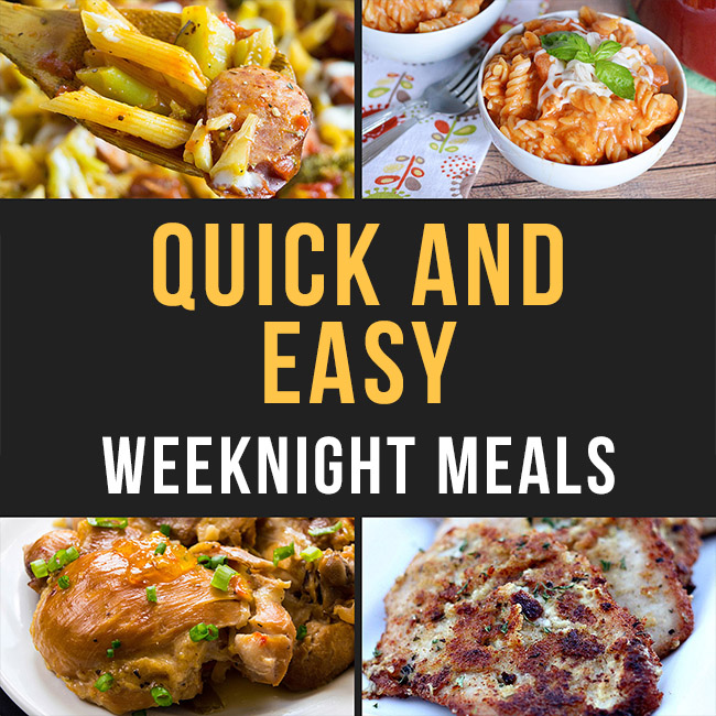 Quick and easy weeknight meals have never been easier to manage! Stop spending time scouring the web for weeknight dinner ideas, and check out these fast, easy, kid-friendly, and delicious recipes that the entire family will love. | book, ebook, Kindle book, cook book, recipe book, kid-friendly dinners, easy dinner ideas, #recipes