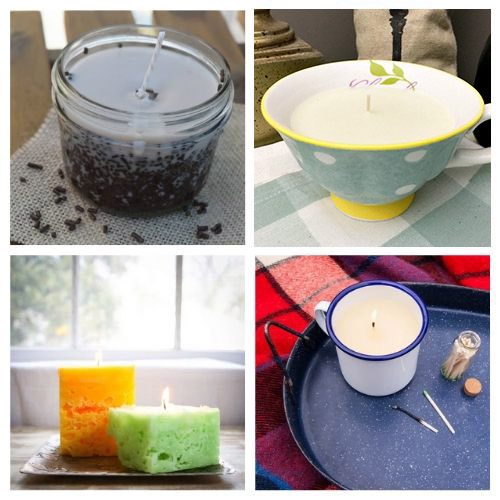 20 Beautiful Homemade Candle Crafts- DIY candles make great homemade gifts for family and friends! These DIY candle tutorials are easy, inexpensive, and a lot of fun! | how to make candles, DIY gift ideas, homemade gift ideas, #diyCandles #DIY #candles #crafts #ACultivatedNest