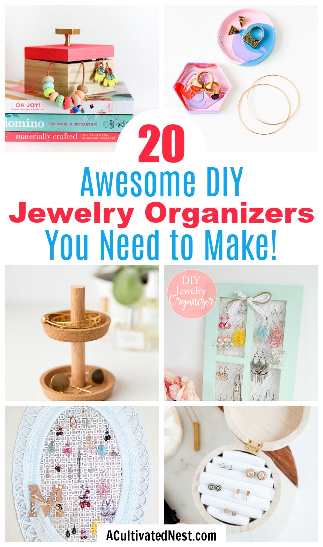 20 Brilliant DIY Jewelry Organizing Projects