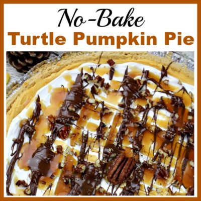 No-Bake Turtle Pumpkin Pie