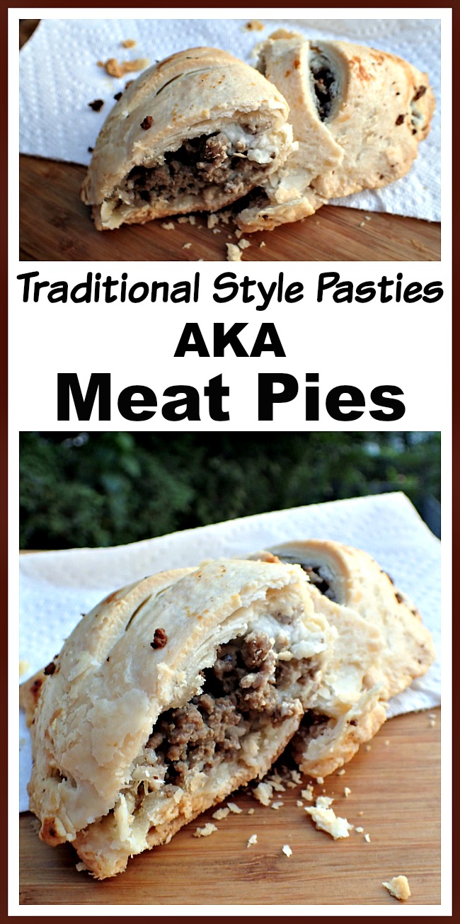 Meat, potatoes, and spices come together in these pasties (AKA meat pies) to create a handheld meal perfect for a cool fall day, or meals for on the go!