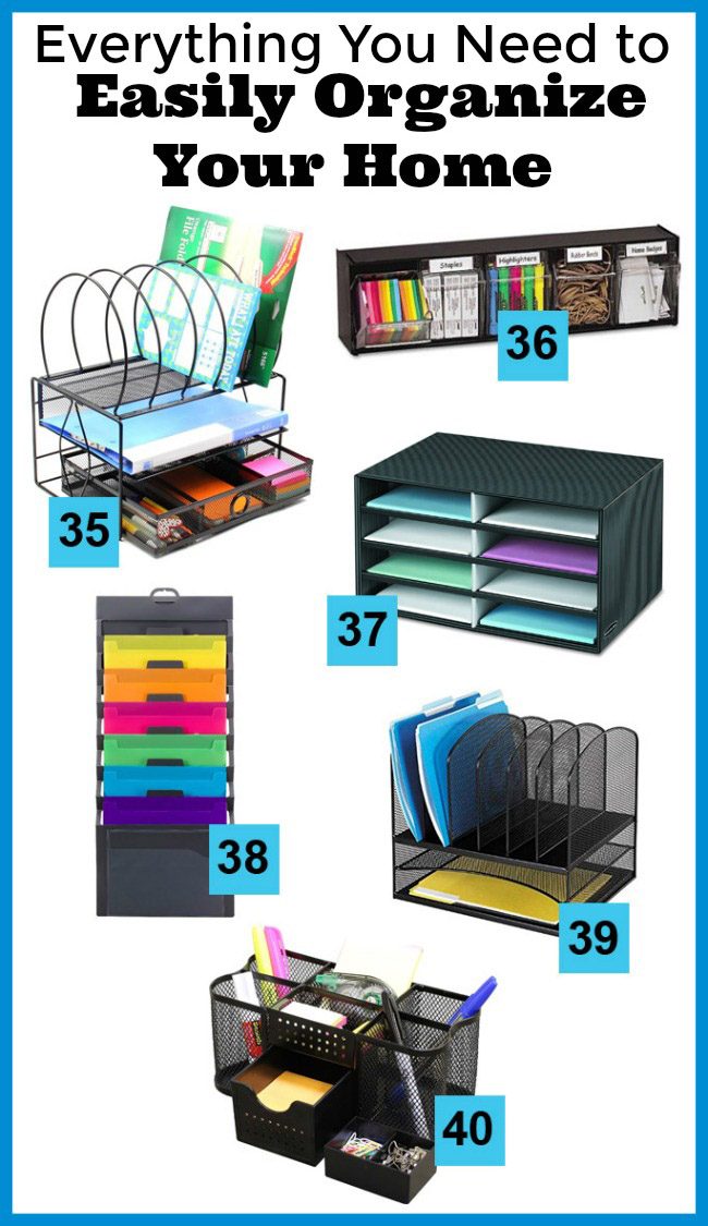 Everything You Need to Easily Organize Your Home- Wouldn't it be wonderful if your home was neat and organized, and it didn't take much effort to get it that way? Here's how to easily organize your home! | home organization, organizing ideas, garage organization, pantry organization, bedroom organization, kitchen organization, living room organization, kids' toys organization, home office organization